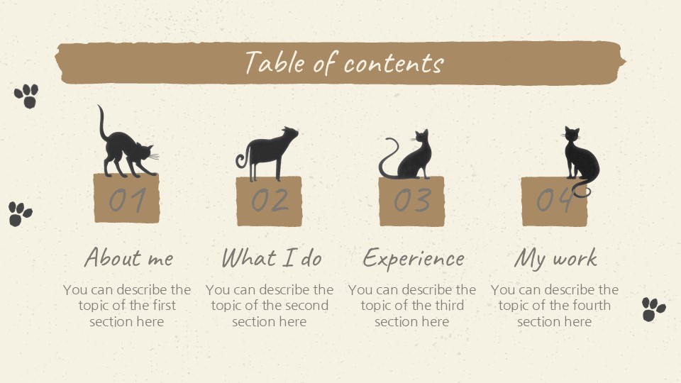 Cat Illustrator Portfolio Presentation 3