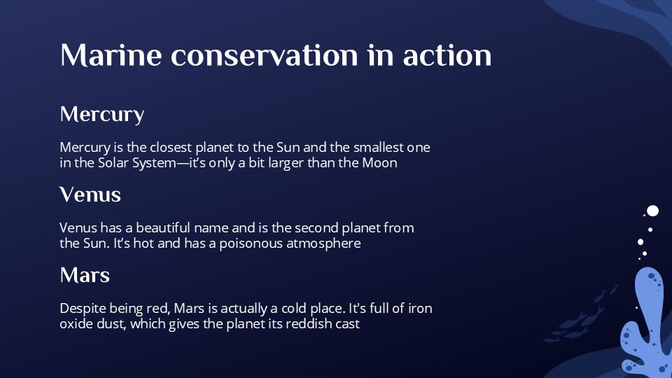 Free Beautiful Ocean Presentation Theme 8