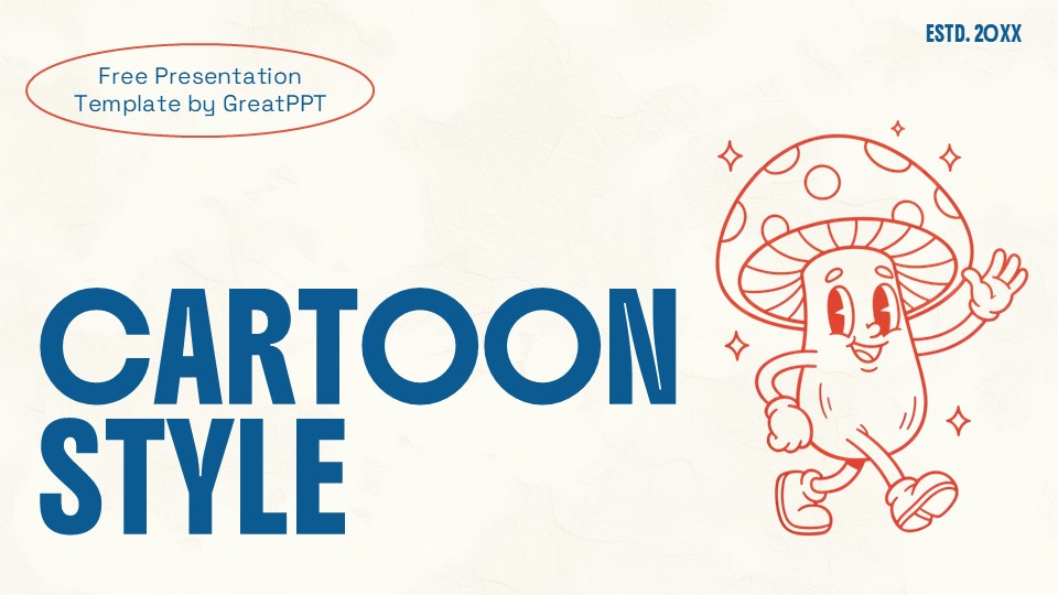 Free Cartoon Style Powerpoint Template 1
