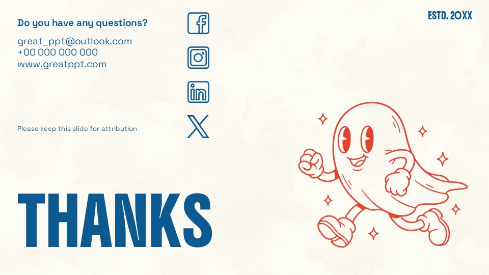 Free Cartoon Style Powerpoint Template 13