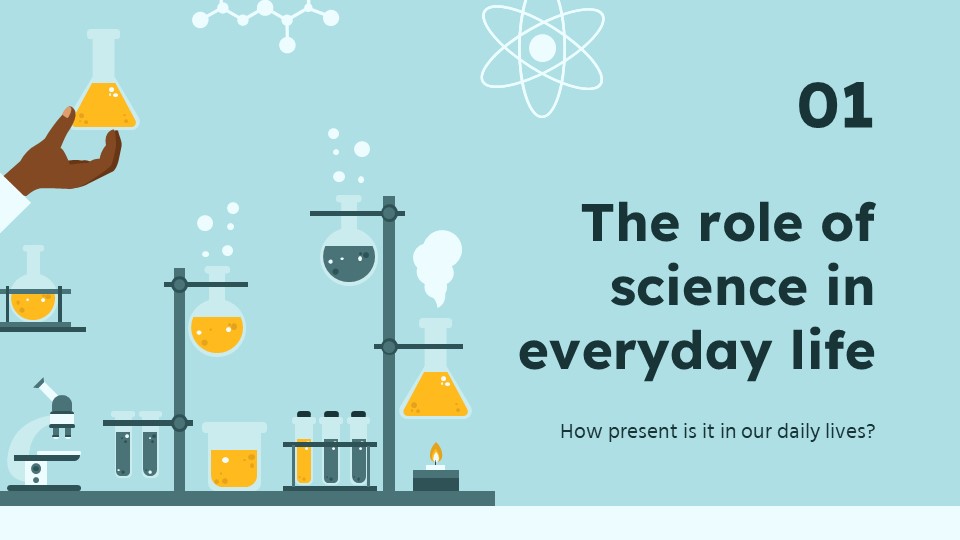 Free Chemical Reactions Powerpoint Template 3