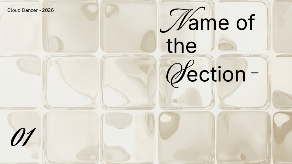 Free Color Of The Year Presentation Theme 3