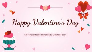 Free Happy Valentine's Day Presentation Theme 1