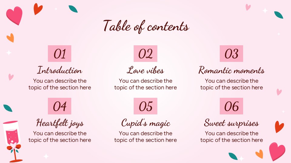 Free Happy Valentine's Day Presentation Theme 2