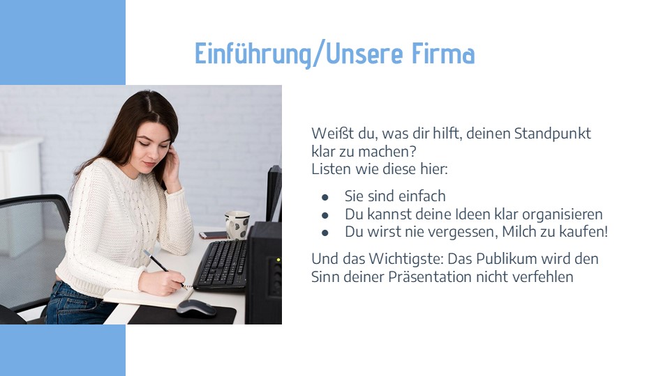 Free Minimalist Blue Business Plan Presentation Theme 6