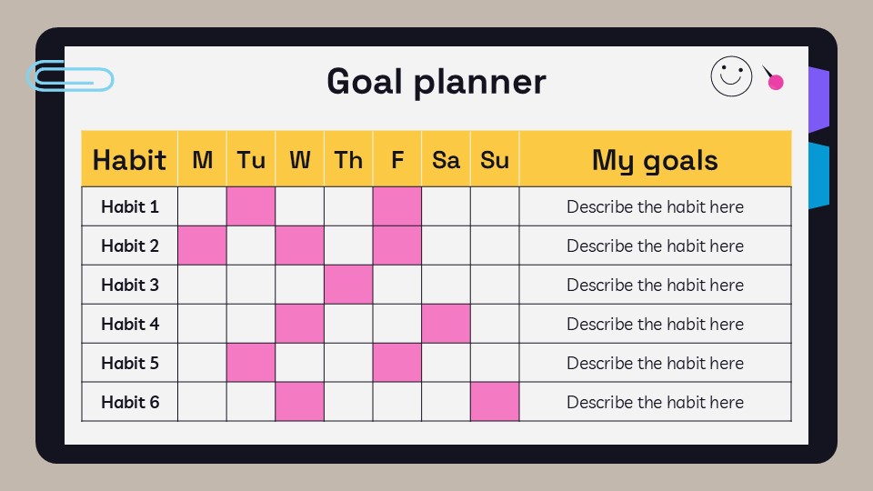 Free Notebook Planners For High School Tests Presentation Theme 21