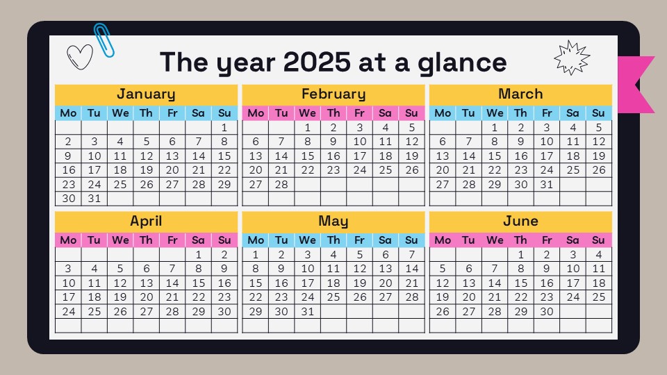 Free Notebook Planners For High School Tests Presentation Theme 26