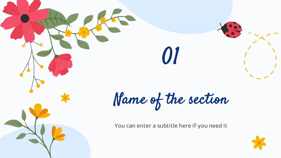 Free Spring Party Presentation Theme 4