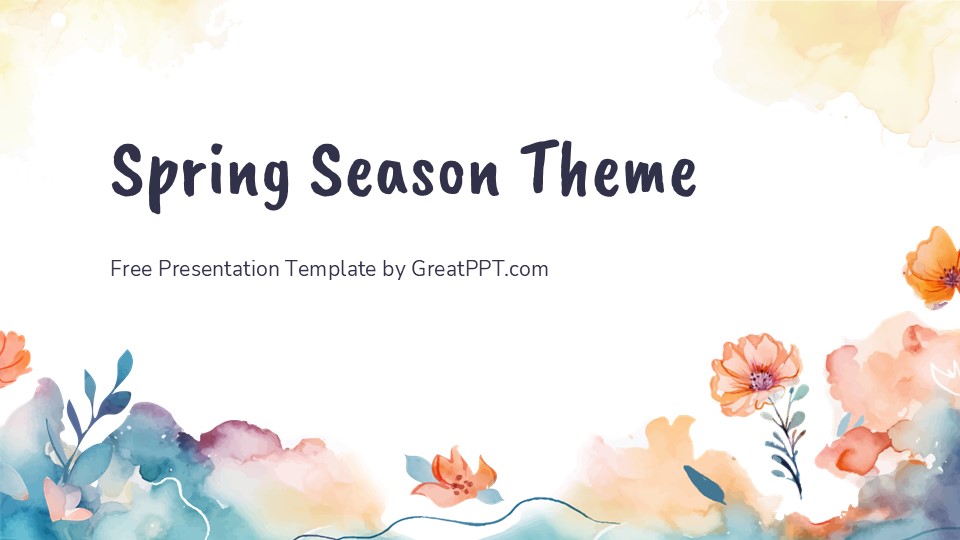 Free Spring Season Presentation Theme 1