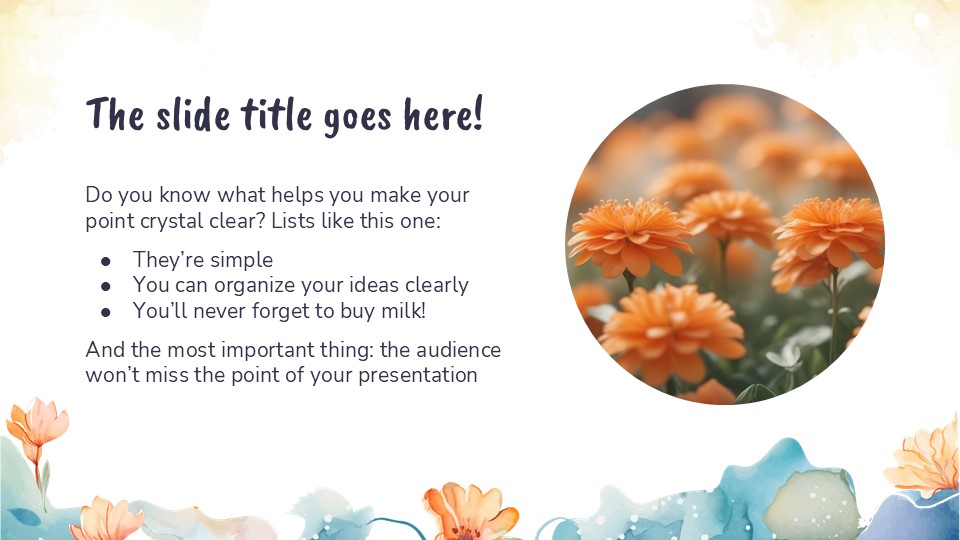 Free Spring Season Presentation Theme 6