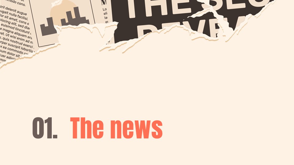 Free Structure Of The News Presentation Theme 3