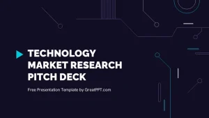Free Technology Market Research Presentation Theme 1