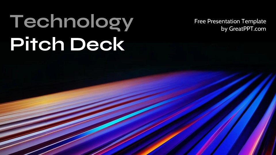 Free Technology Pitch Deck Theme 1