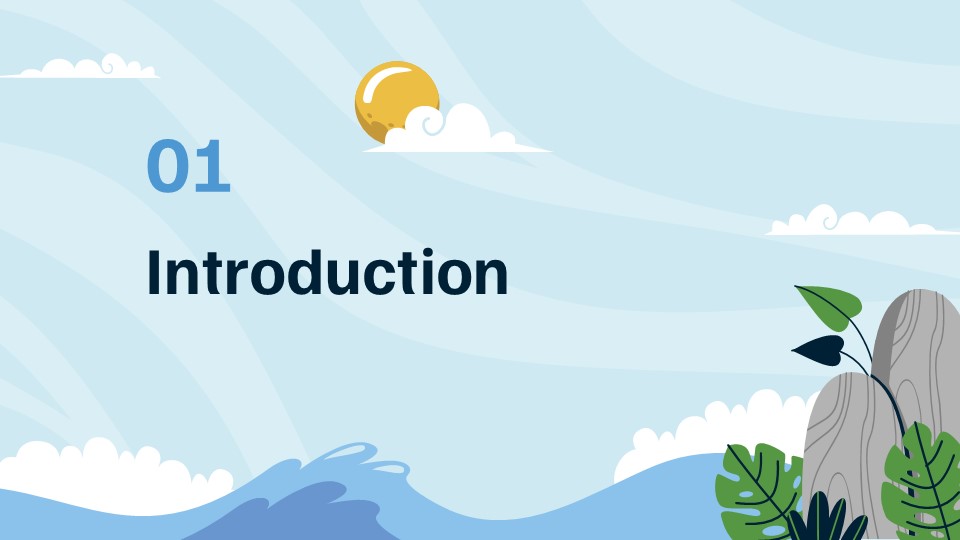 Free Water Cycle Powerpoint Template 3