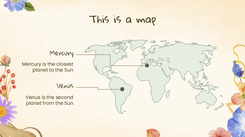 Free Watercolor Spring Forest Presentation Theme 12