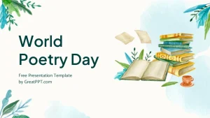 Free World Poetry Day Presentation Theme 1