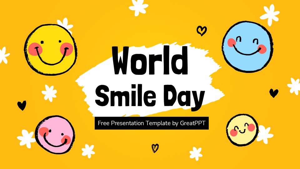 Free World Smile Day Presentation Theme 1