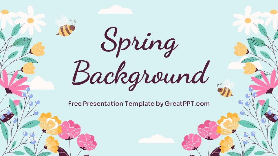 Spring Powerpoint Background 1