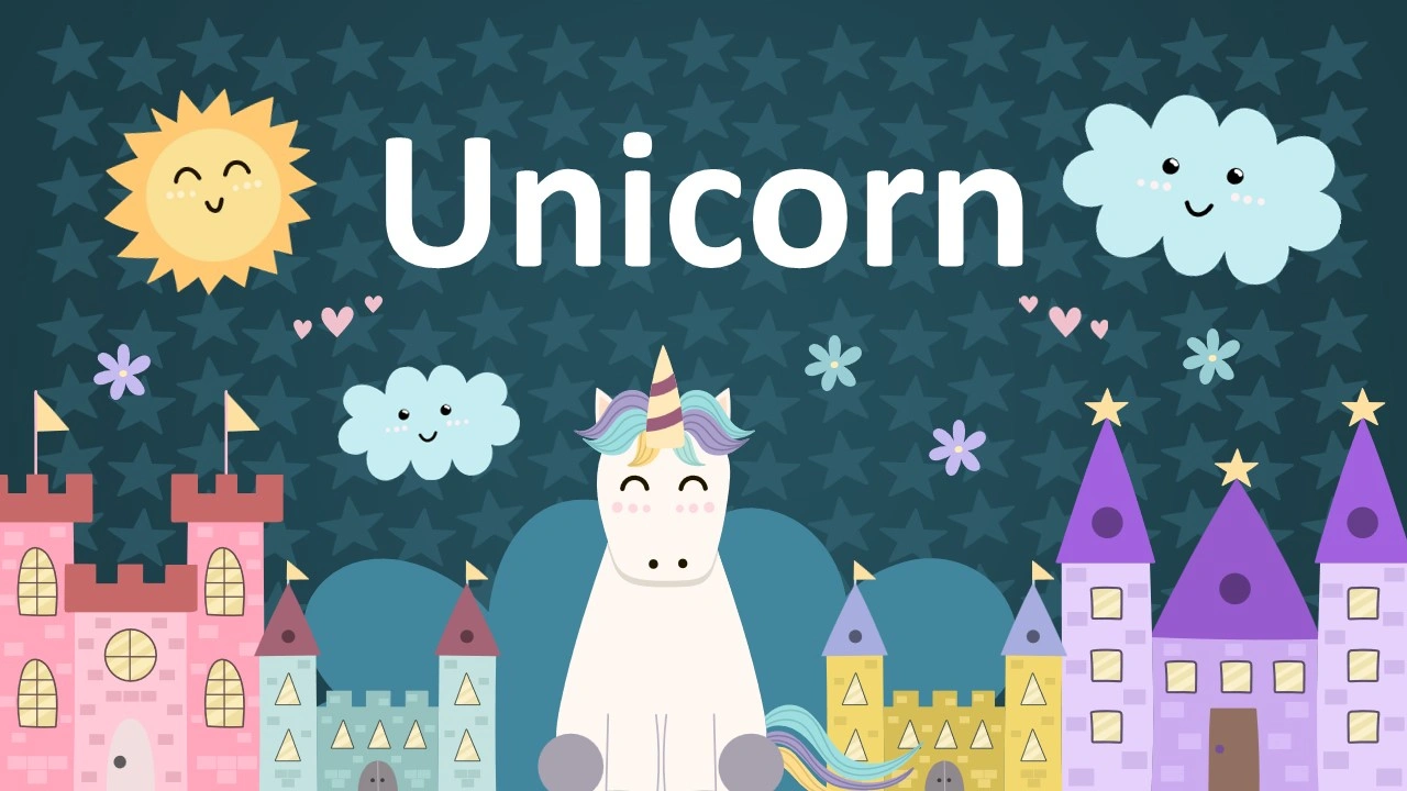 Free Animated Unicorn Presentation Theme 1