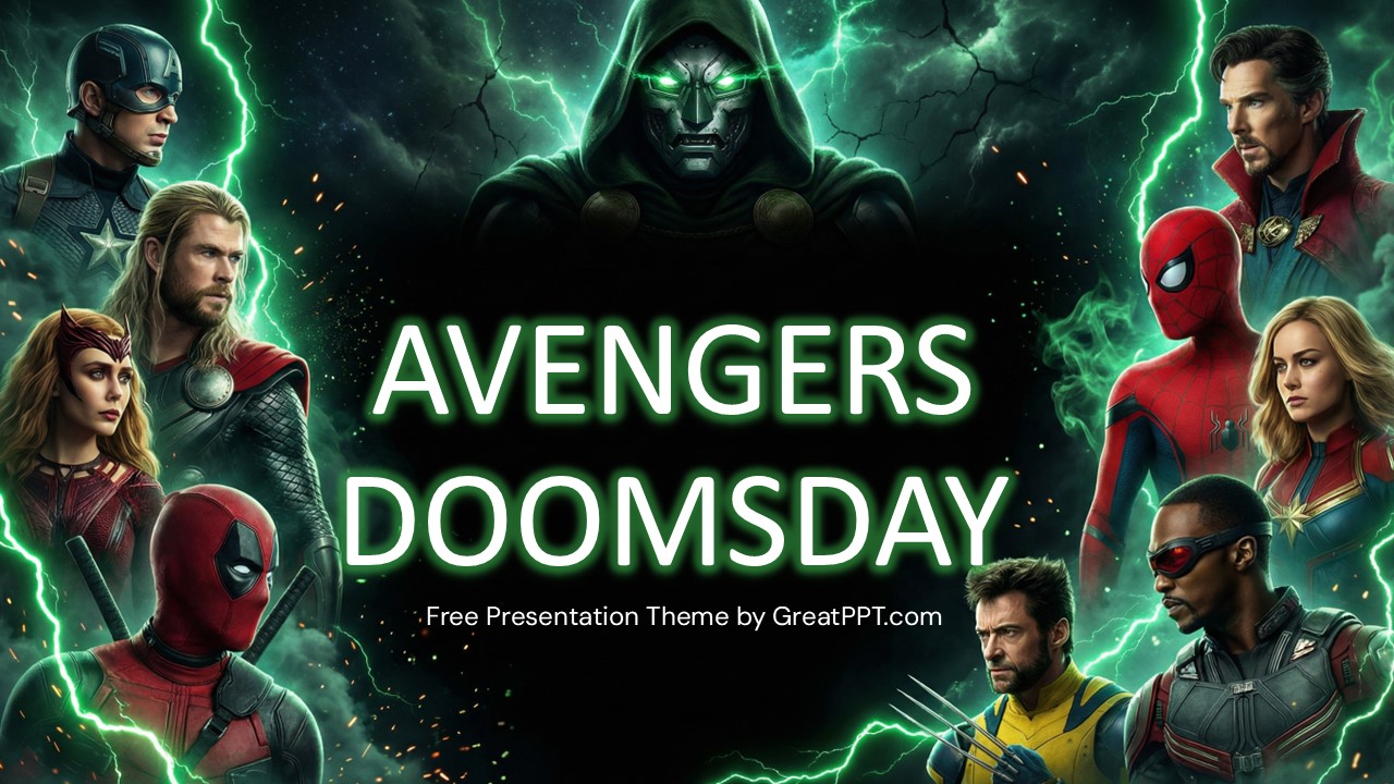 Free Avengers Doomsday Presentation Theme 1