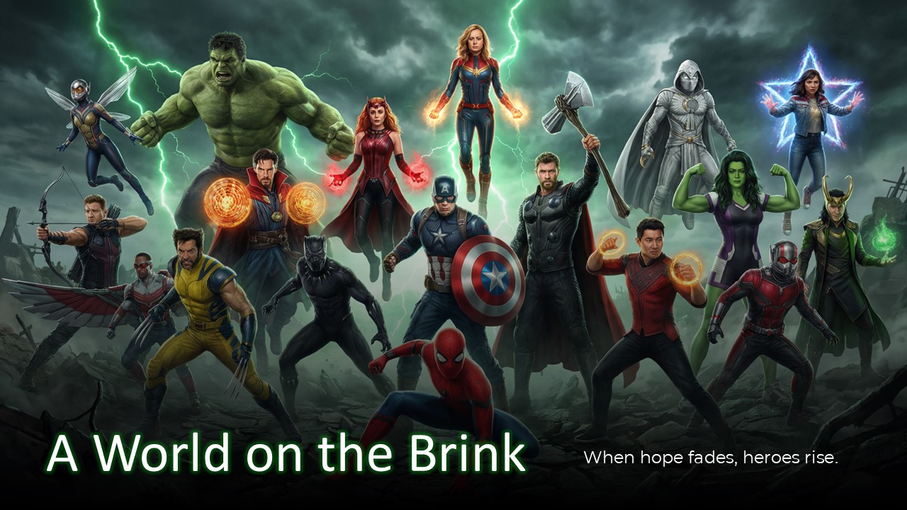 Free Avengers Doomsday Presentation Theme 4