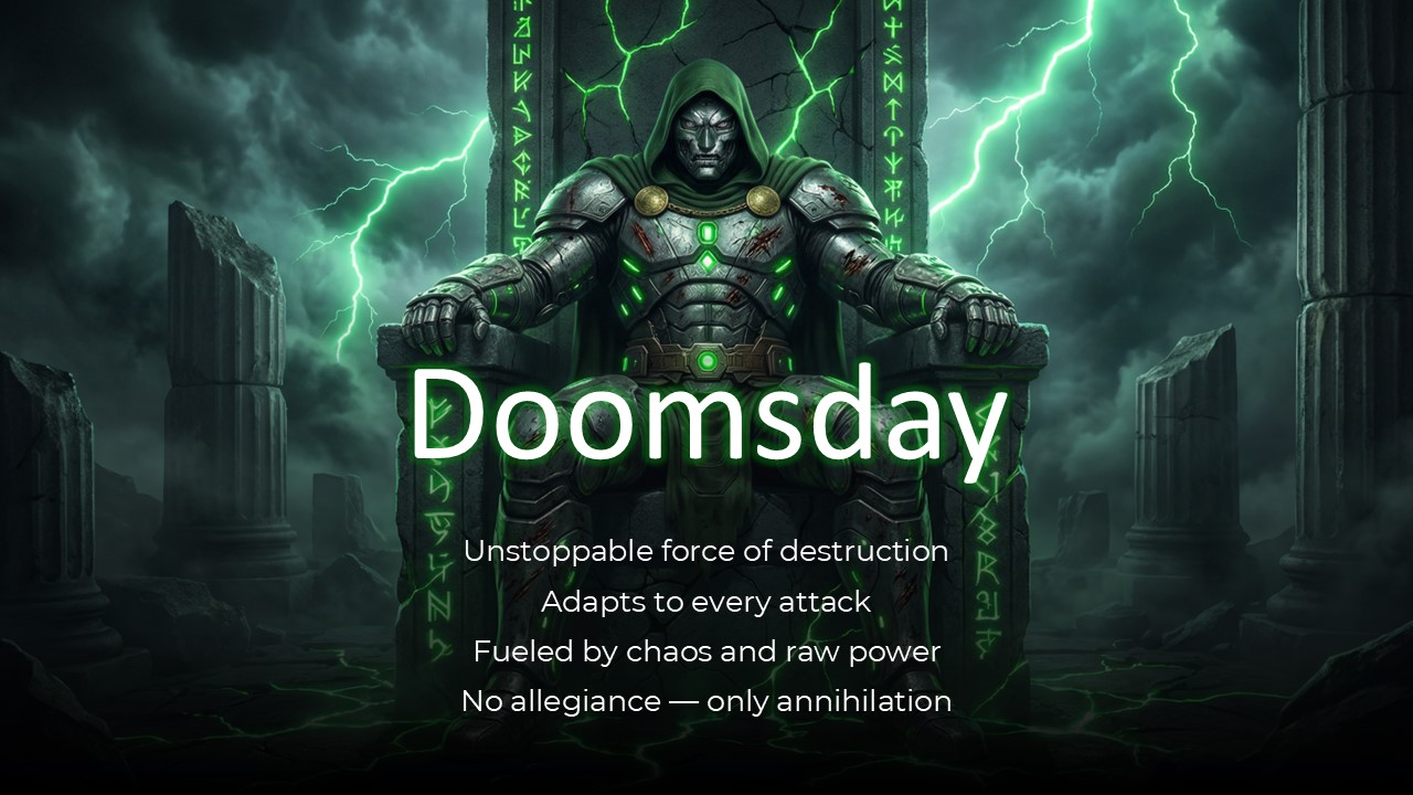 Free Avengers Doomsday Presentation Theme 6