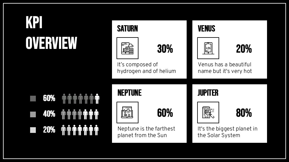 Free Black Minimalist Marketing Plan Presentation Theme 50