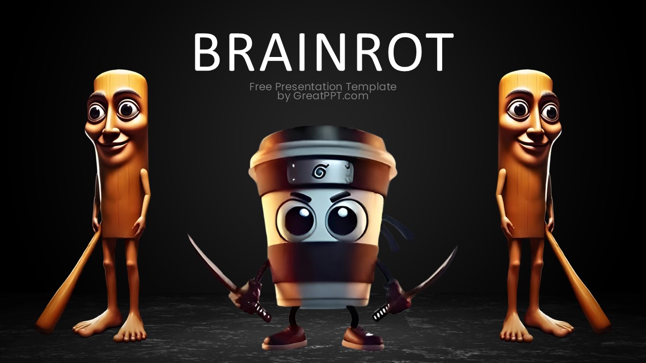 Free Brainrot Presentation Theme 1
