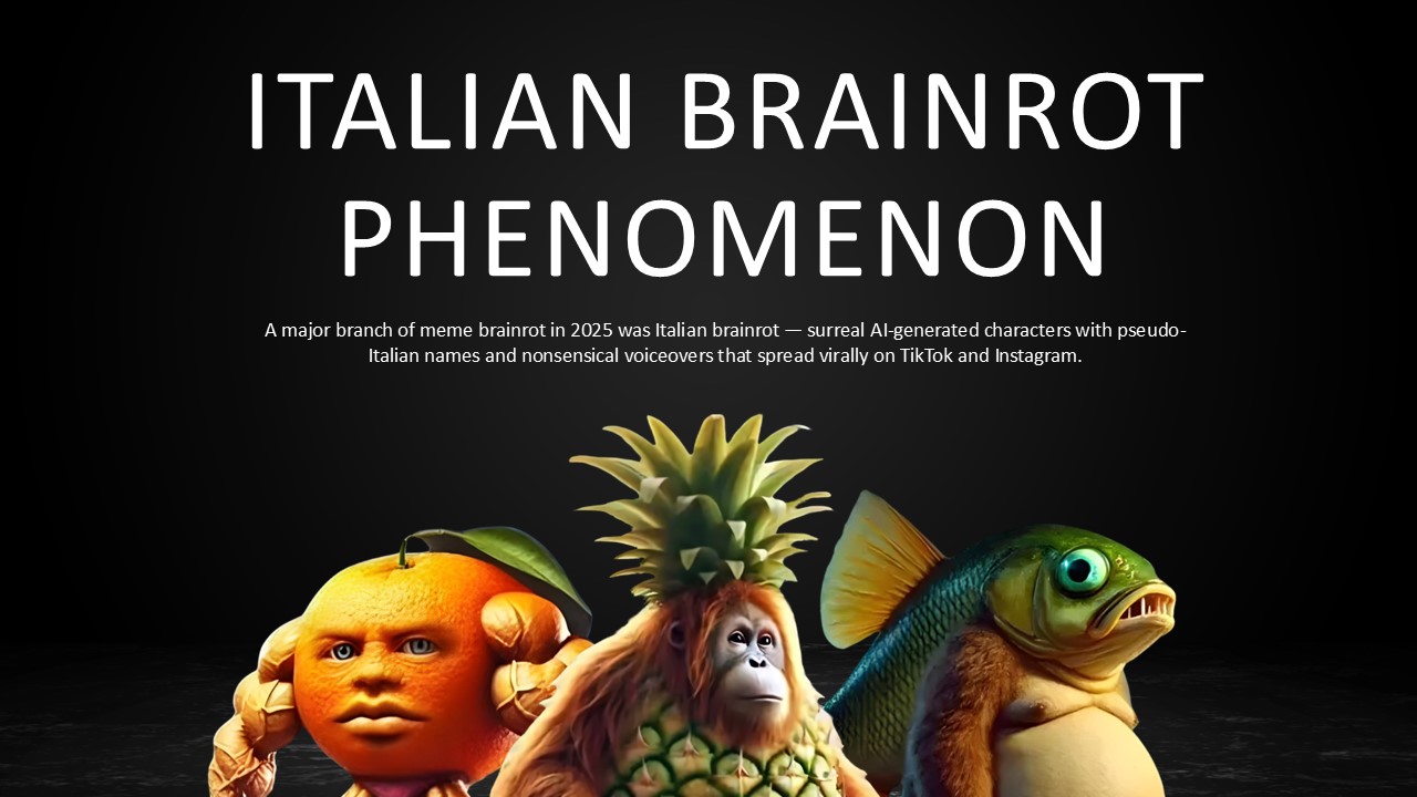 Free Brainrot Presentation Theme 6