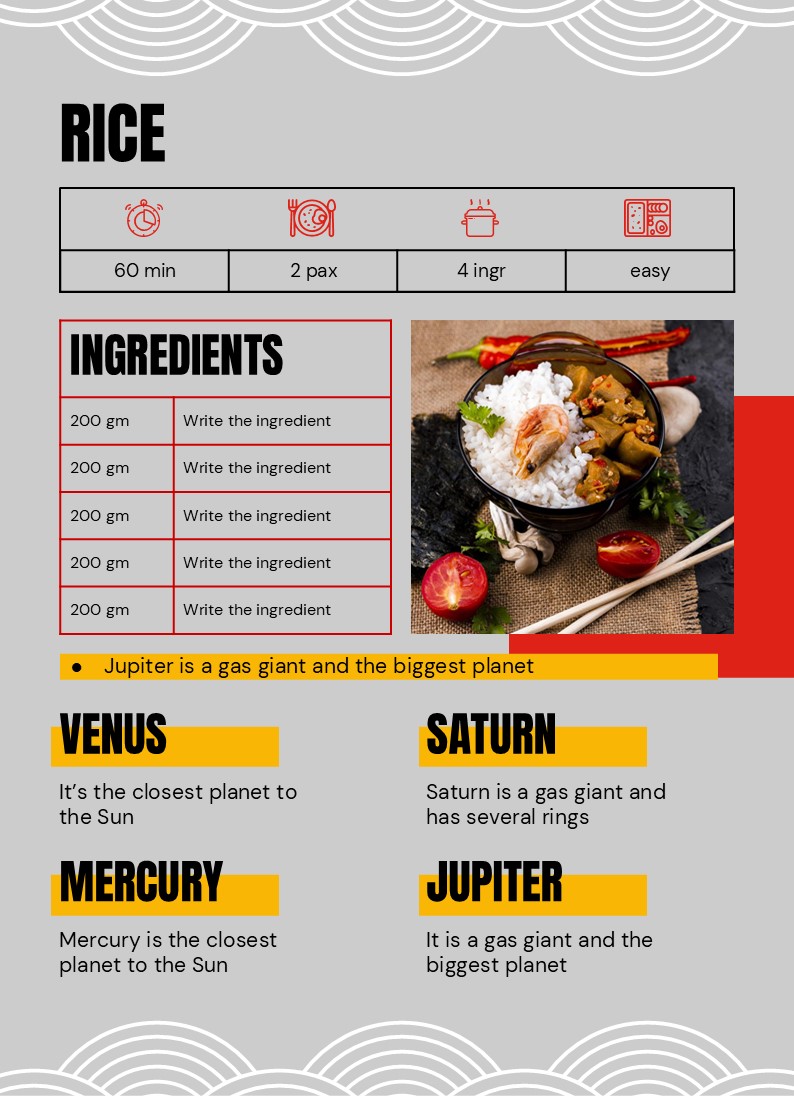 Free China Food Cookbook Powerpoint Template 13