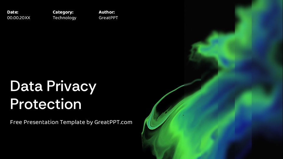 Free Data Privacy Protection Ppt Template 1