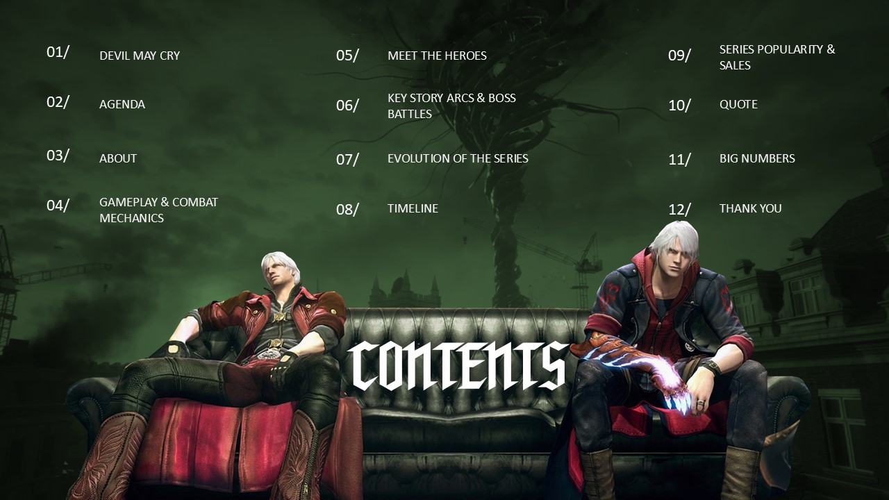 Free Devil May Cry Powerpoint Template 2