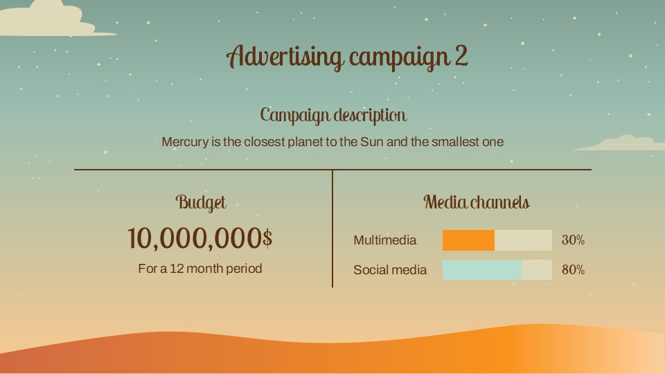 Free Dubai Desert Safari Mk Campaign Presentation Theme 21