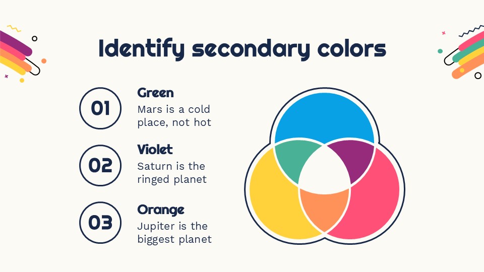 Free Interactive Color Wheel Exercises Presentation Theme 15