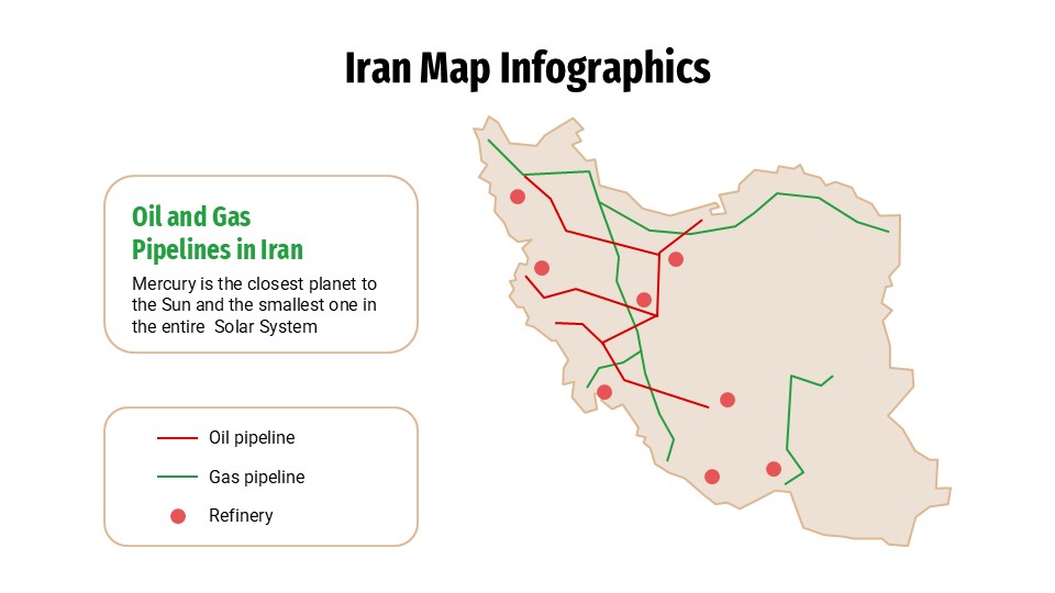 Free Iran Map Infographics For Powerpoint 11