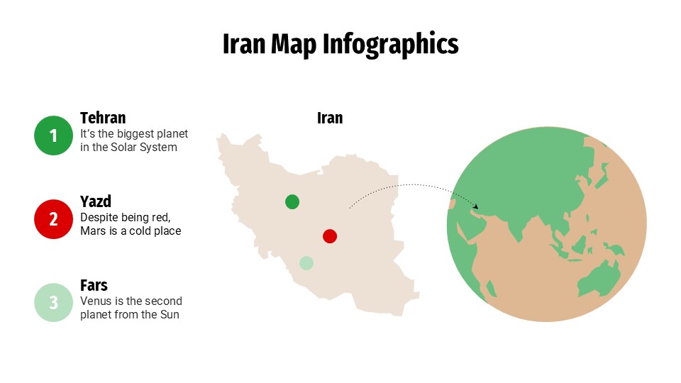 Free Iran Map Infographics For Powerpoint 24