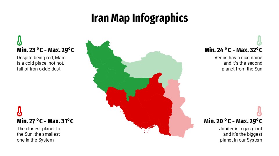 Free Iran Map Infographics For Powerpoint 4