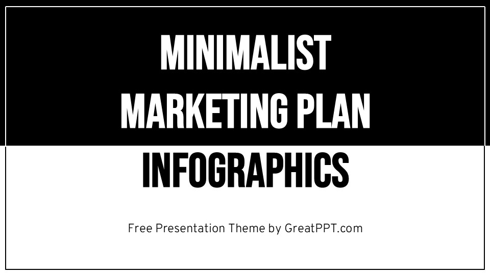 Free Minimalist Marketing Plan Infographics 1