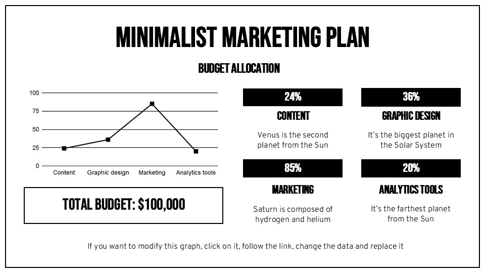 Free Minimalist Marketing Plan Infographics 10