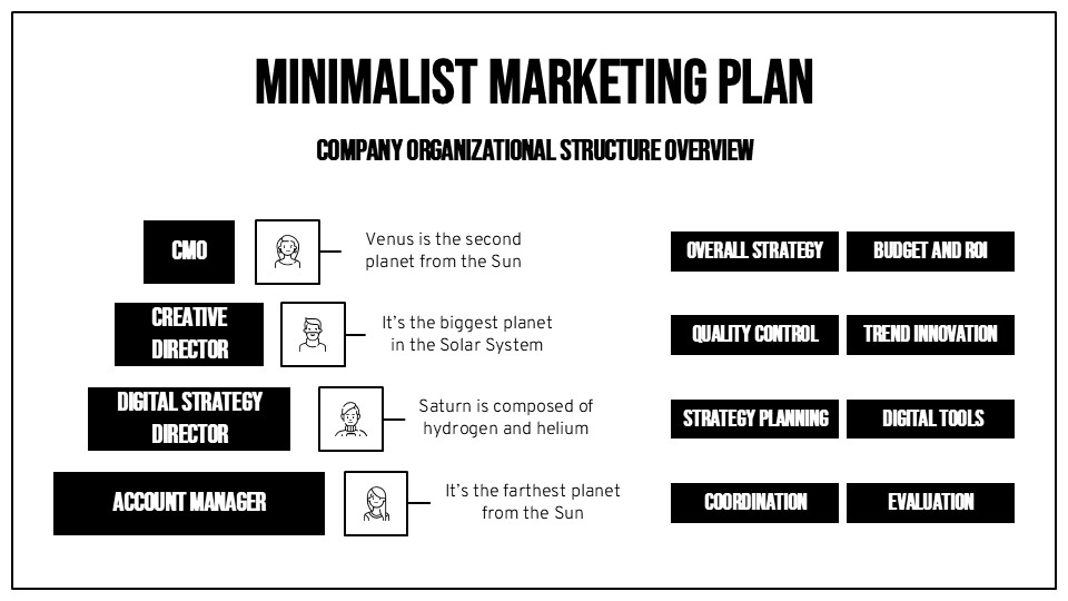 Free Minimalist Marketing Plan Infographics 11