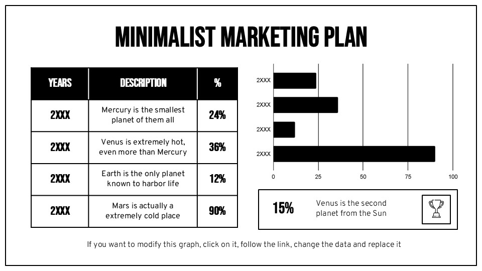 Free Minimalist Marketing Plan Infographics 12