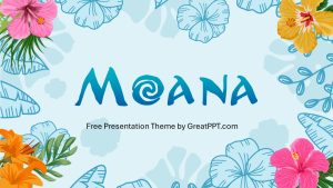 Free Moana Powerpoint Template 1