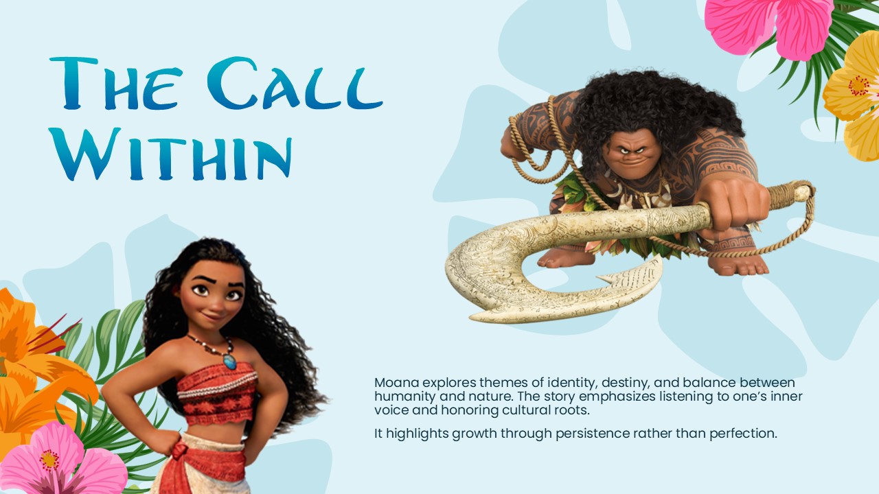 Free Moana Powerpoint Template 6