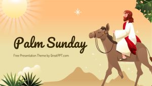 Free Palm Sunday Powerpoint Template 1