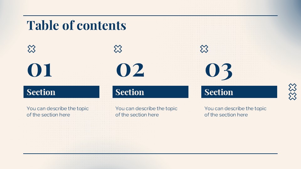 Free Professional Gradient Presentation Theme 3