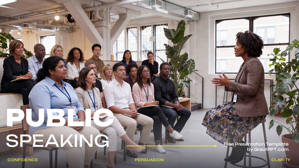 Free Public Speaking Presentation Theme 1