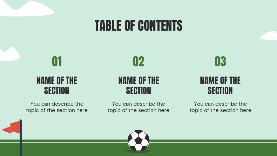 Free Soccer Presentation Theme 2