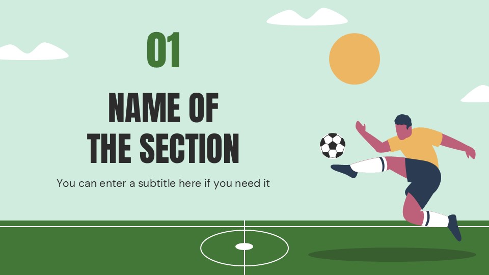 Free Soccer Presentation Theme 4