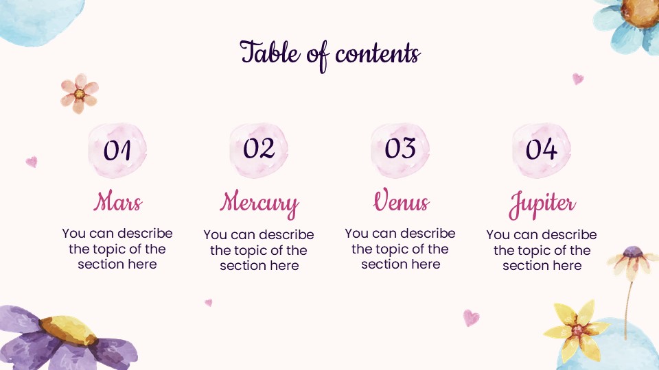 Free Spring Birthday Party Theme 2