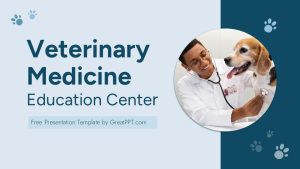 Free Veterinary Medicine Education Center Presentation Theme 1